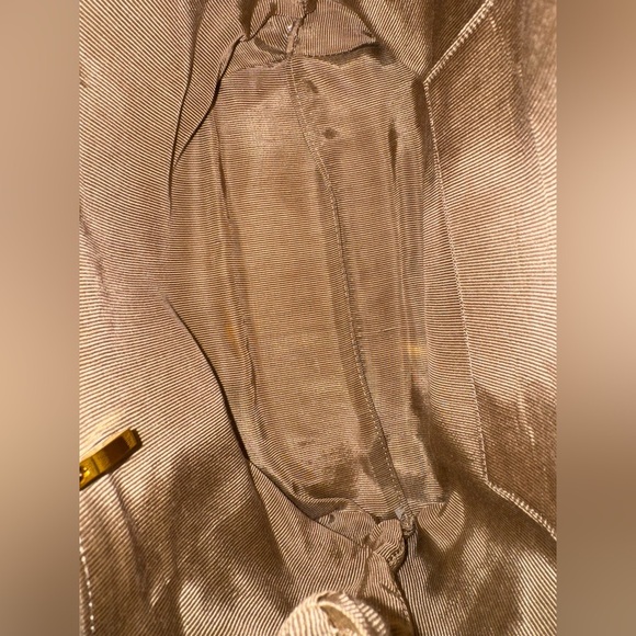 Rare Vintage Givenchy logo clasp brown handbag - Picture 9 of 12